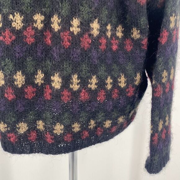 Paul Harris Design Women's Mohair Blend Knit Cardigan Sweater Multicolor XL - Picture 8 of 12